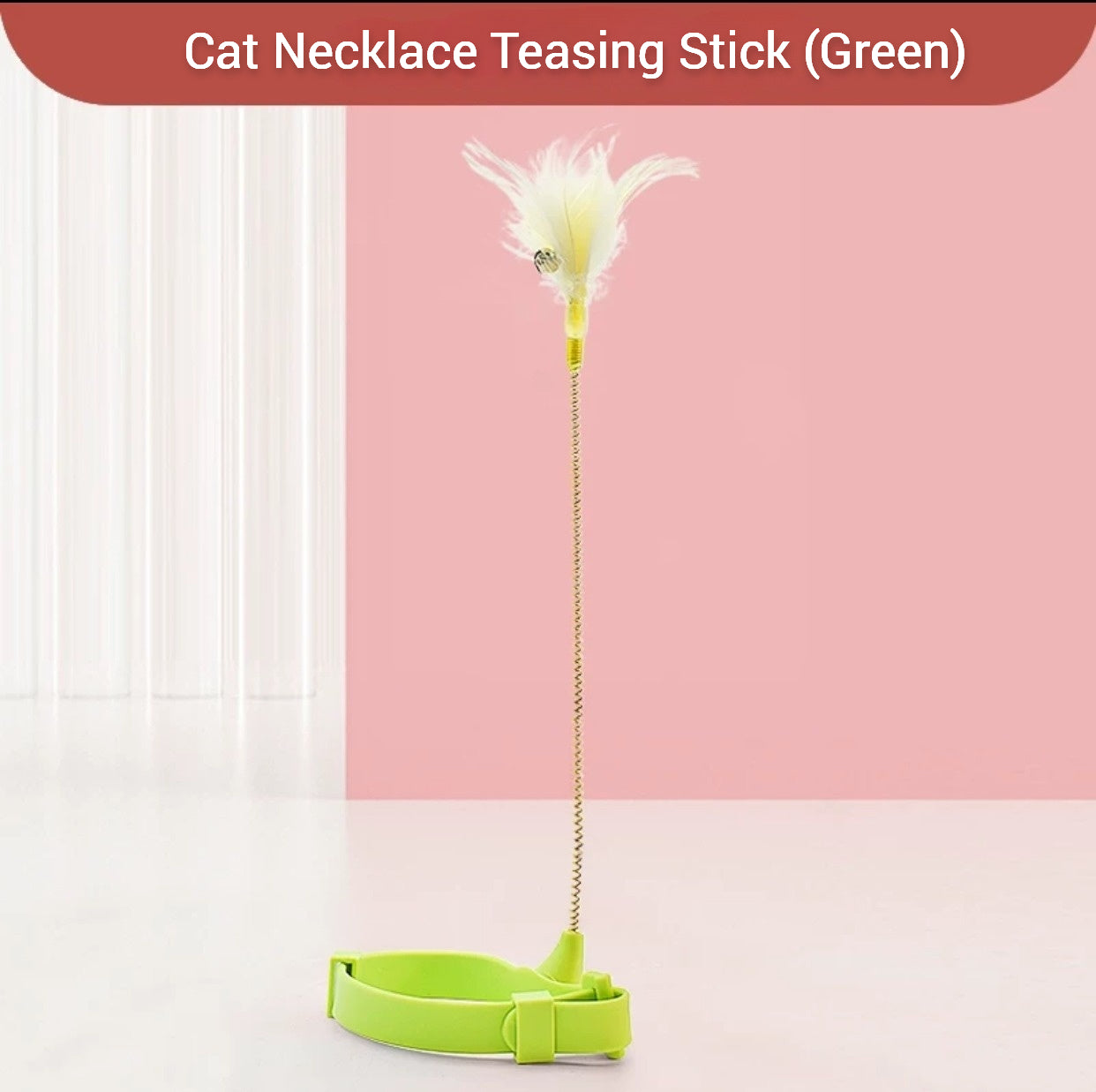 Cat Wearable Necklace Teasing Stick Toy