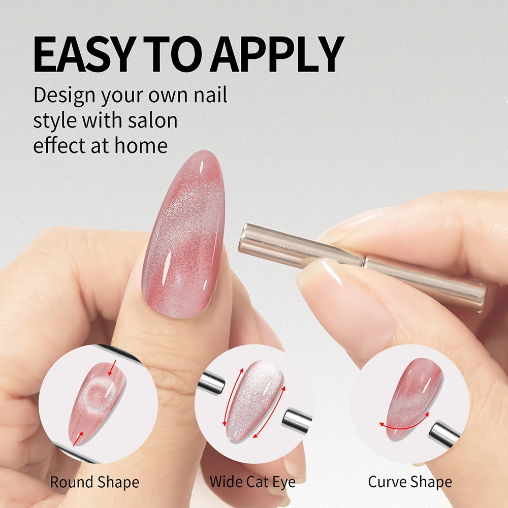 【pre-order】MAYCHAO 12ML Cat Eye Gel Nail Polish With Magnet Soak off UV Holographic Magnetic Rainbow Gel Polish for Nail Art DIY Manicure