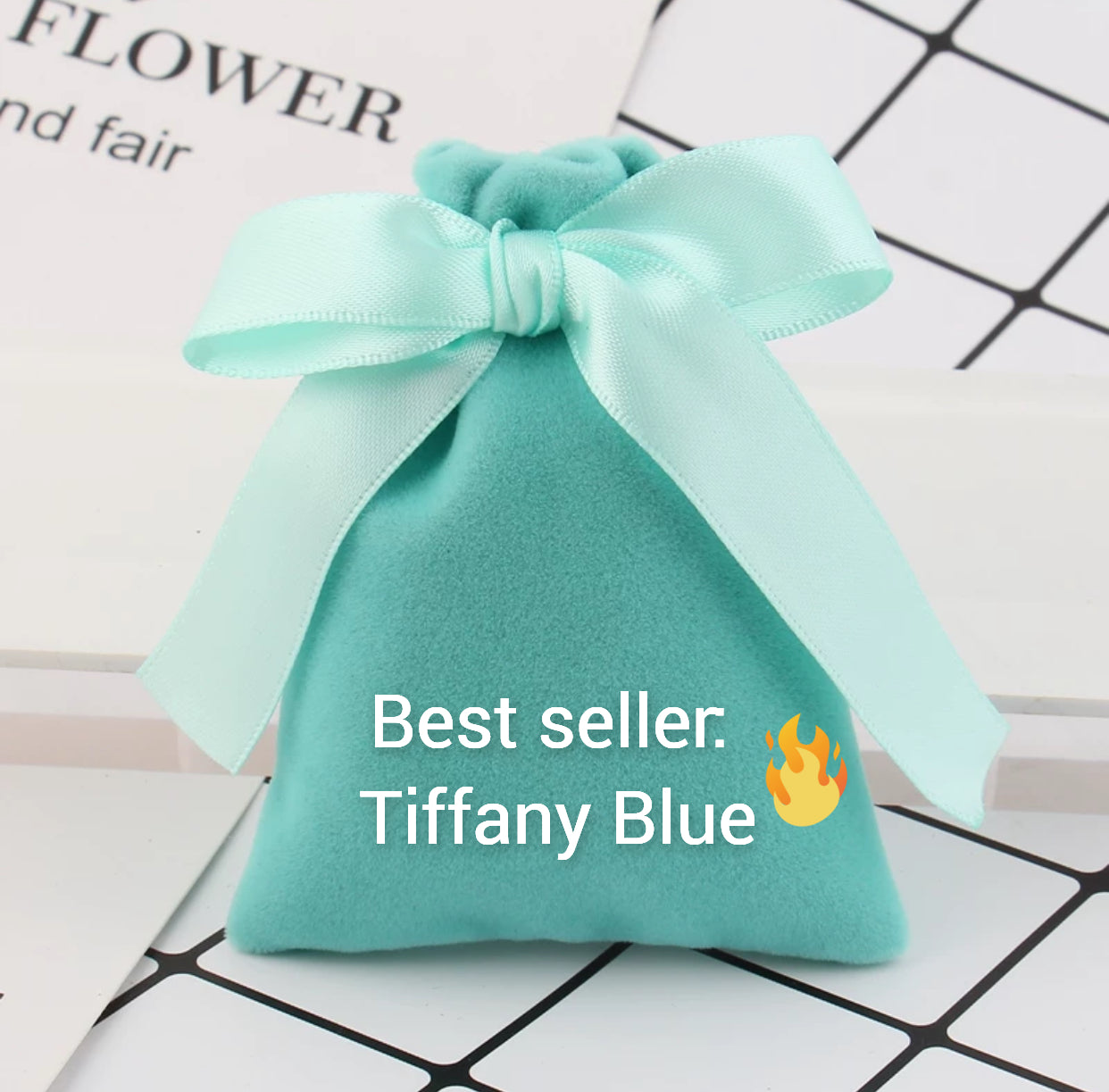 Flannel Drawstring Gift Bag – Perfect for Weddings, Jewelry, and More!