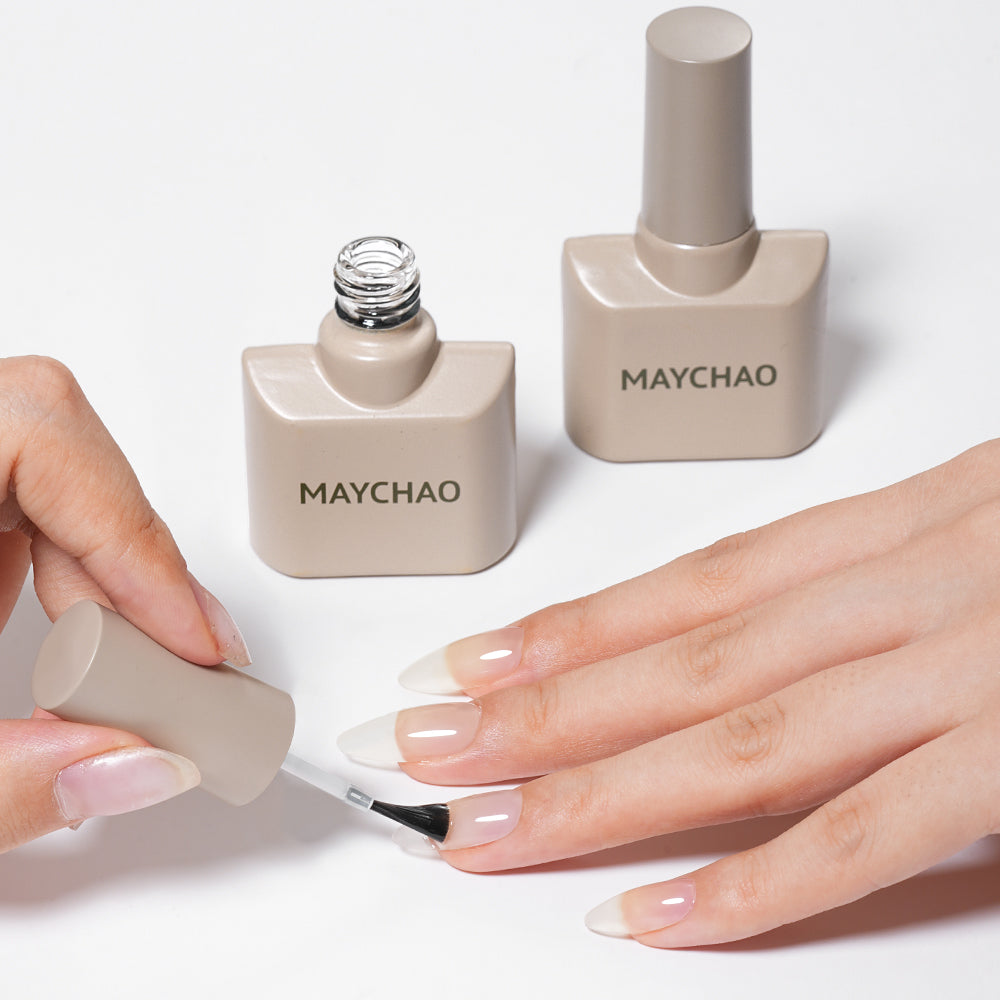 【pre-order】MAYCHAO 12ML Gel Nail Polish Long Lasting Top Coat Soak Off LED UV Gel Polish Nail Art Manicure Salon At Home