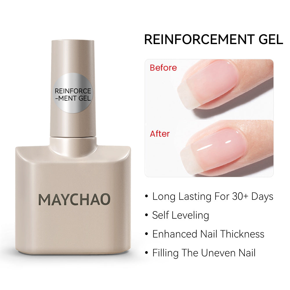 【pre-order】MAYCHAO 12ML Functional Gel Nail Polish Soak Off LED UV Gel Polish Long Lasting Nail Art Manicure Salon At Home