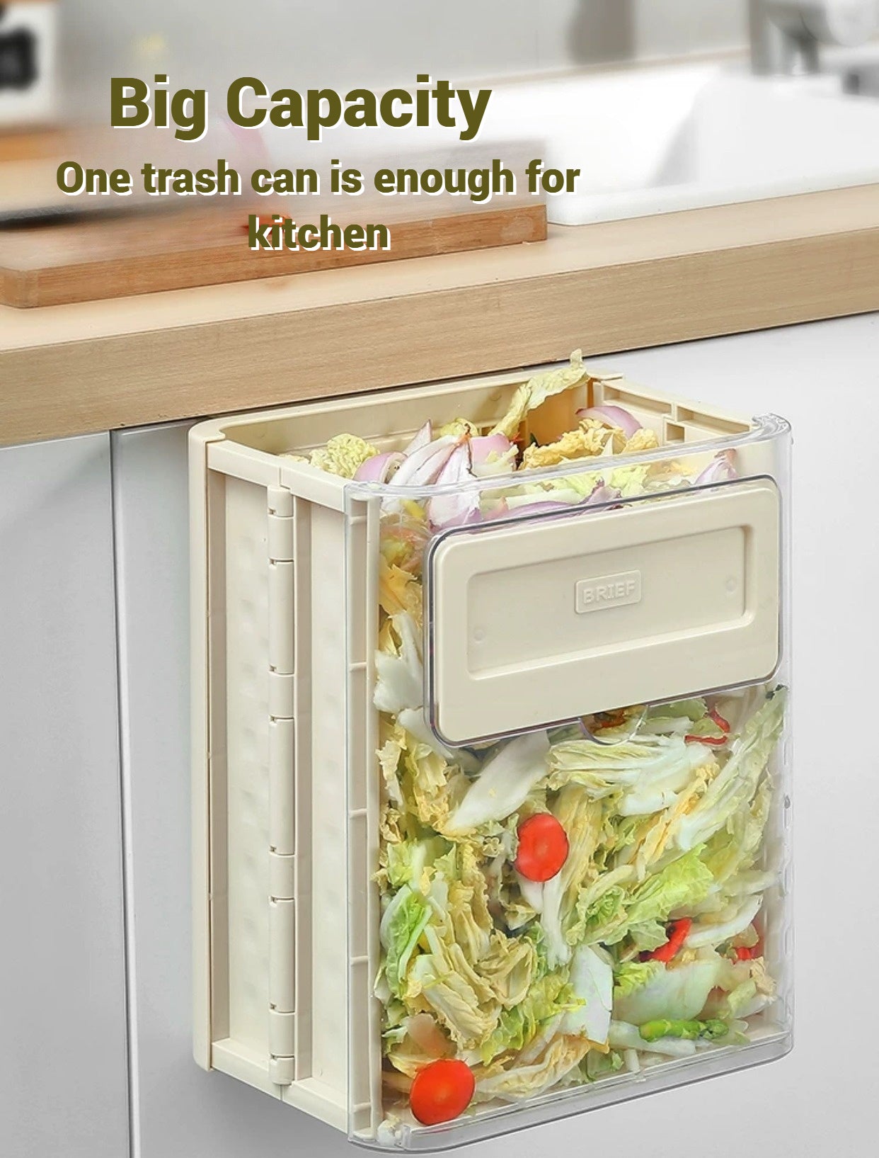 Foldable Trash Can for Kitchen