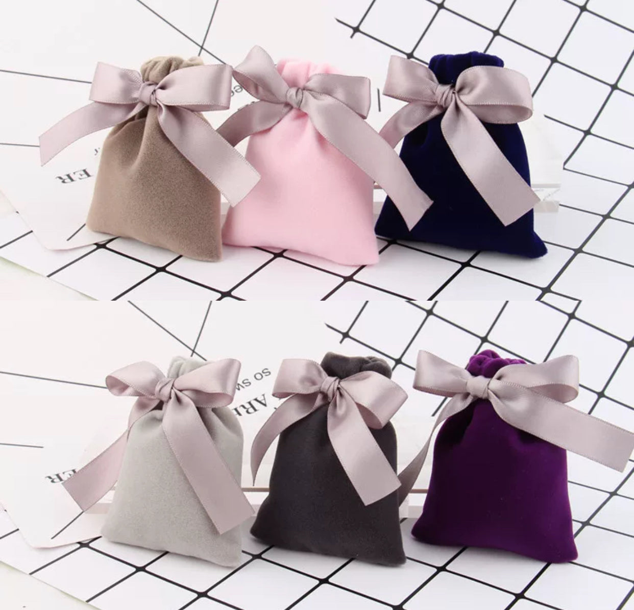 Flannel Drawstring Gift Bag – Perfect for Weddings, Jewelry, and More!