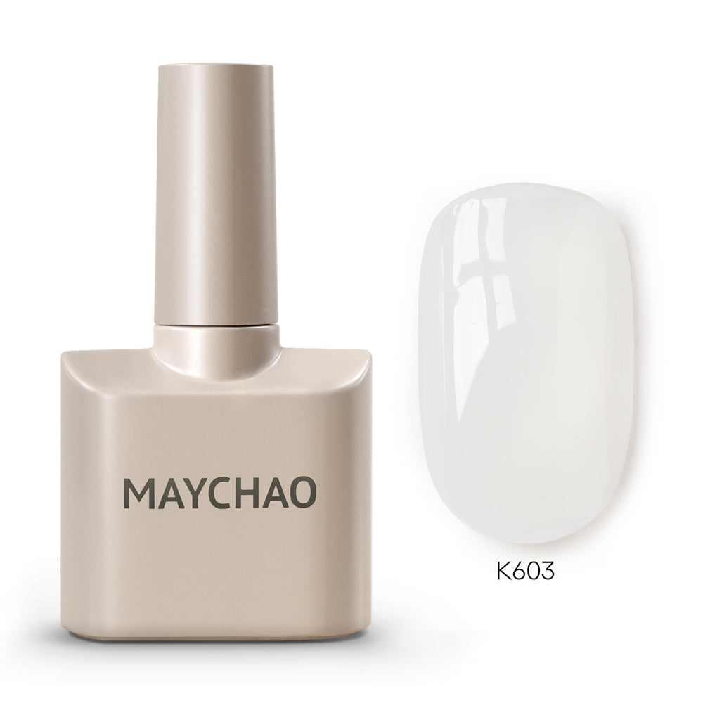 【pre-order】MAYCHAO 12ML Jelly Gel Nail Polish of Transparent Nude Red Pink Black Brown Sheer Gel Polish For Salon Gel Nail Art DIY at Home