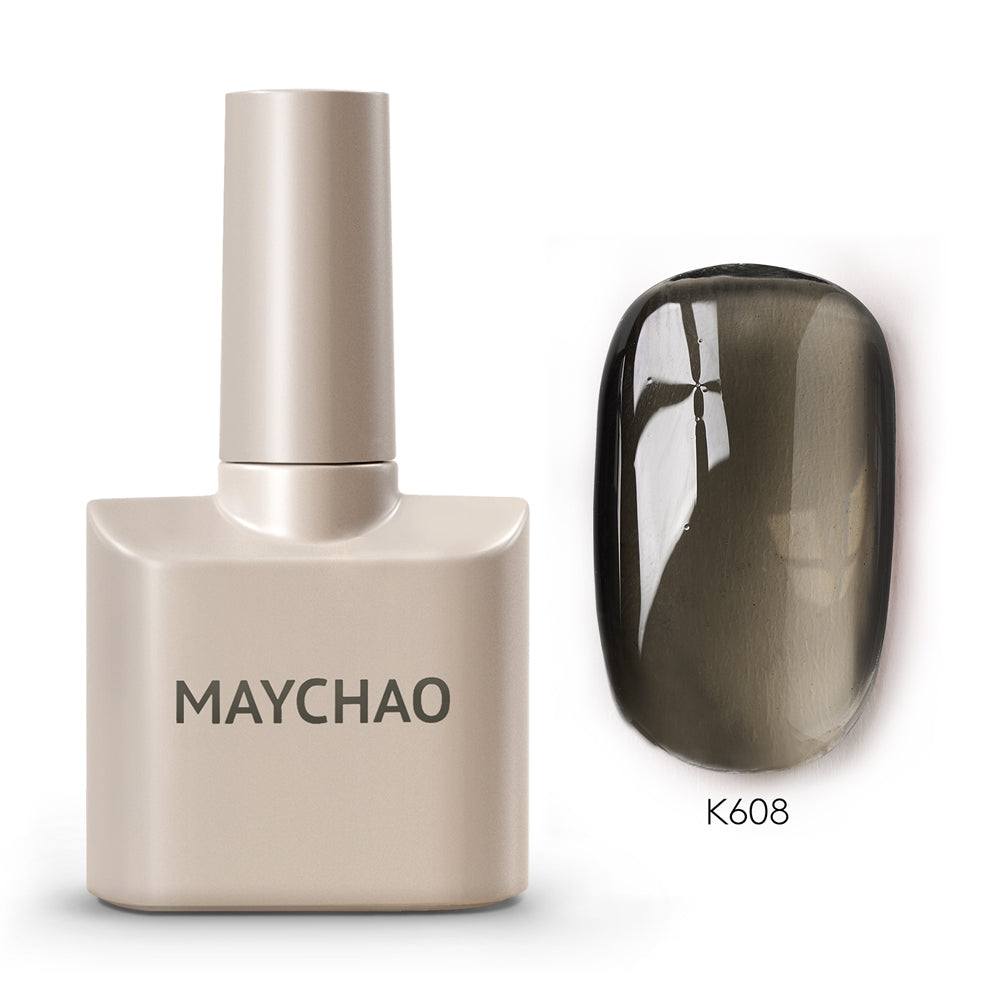 【pre-order】MAYCHAO 12ML Jelly Gel Nail Polish of Transparent Nude Red Pink Black Brown Sheer Gel Polish For Salon Gel Nail Art DIY at Home