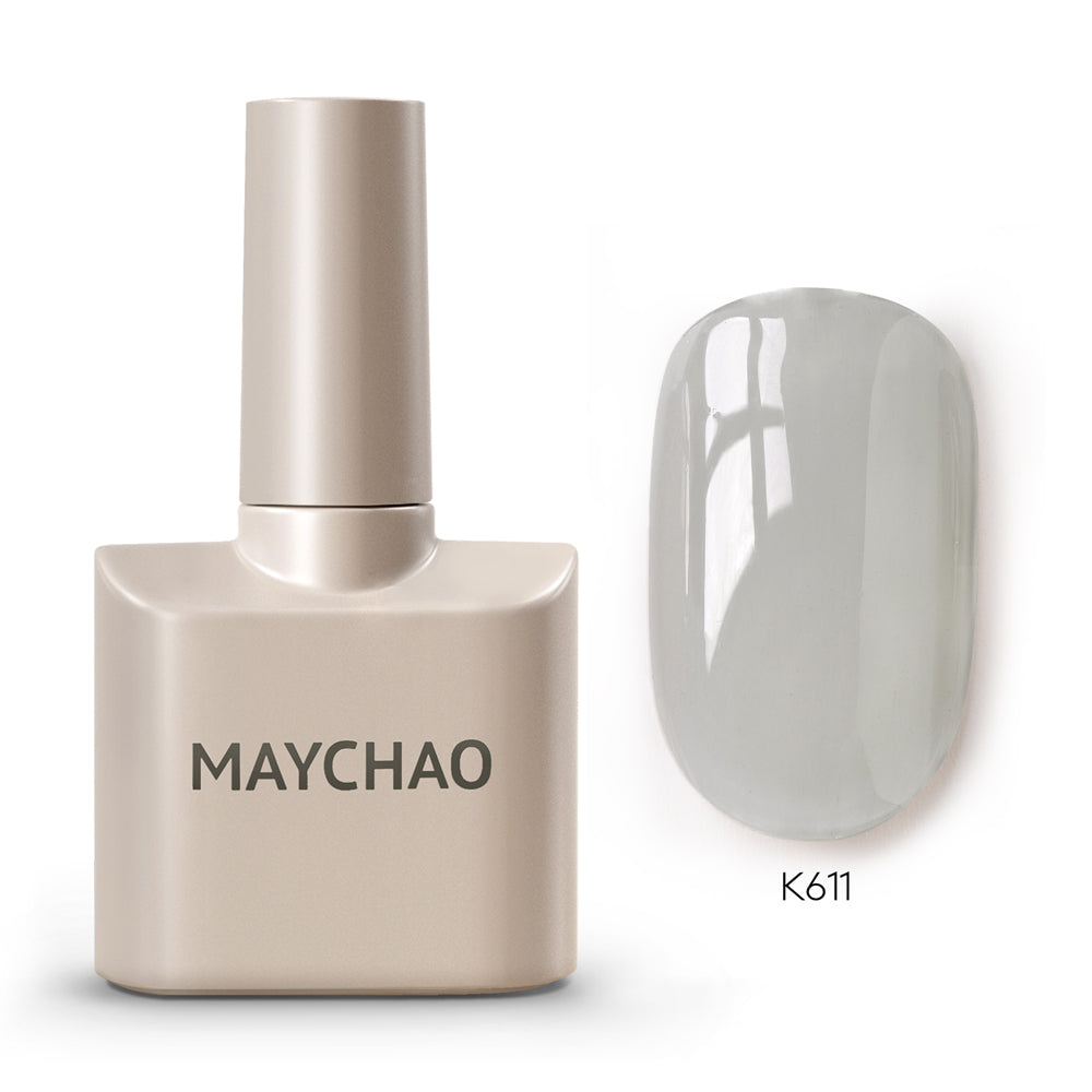 【pre-order】MAYCHAO 12ML Jelly Gel Nail Polish of Transparent Nude Red Pink Black Brown Sheer Gel Polish For Salon Gel Nail Art DIY at Home
