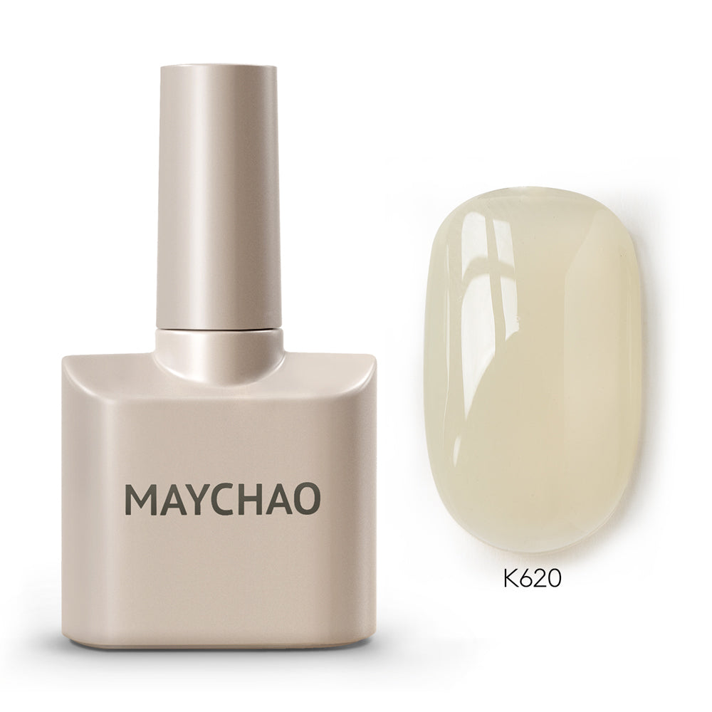 【pre-order】MAYCHAO 12ML Jelly Gel Nail Polish of Transparent Nude Red Pink Black Brown Sheer Gel Polish For Salon Gel Nail Art DIY at Home