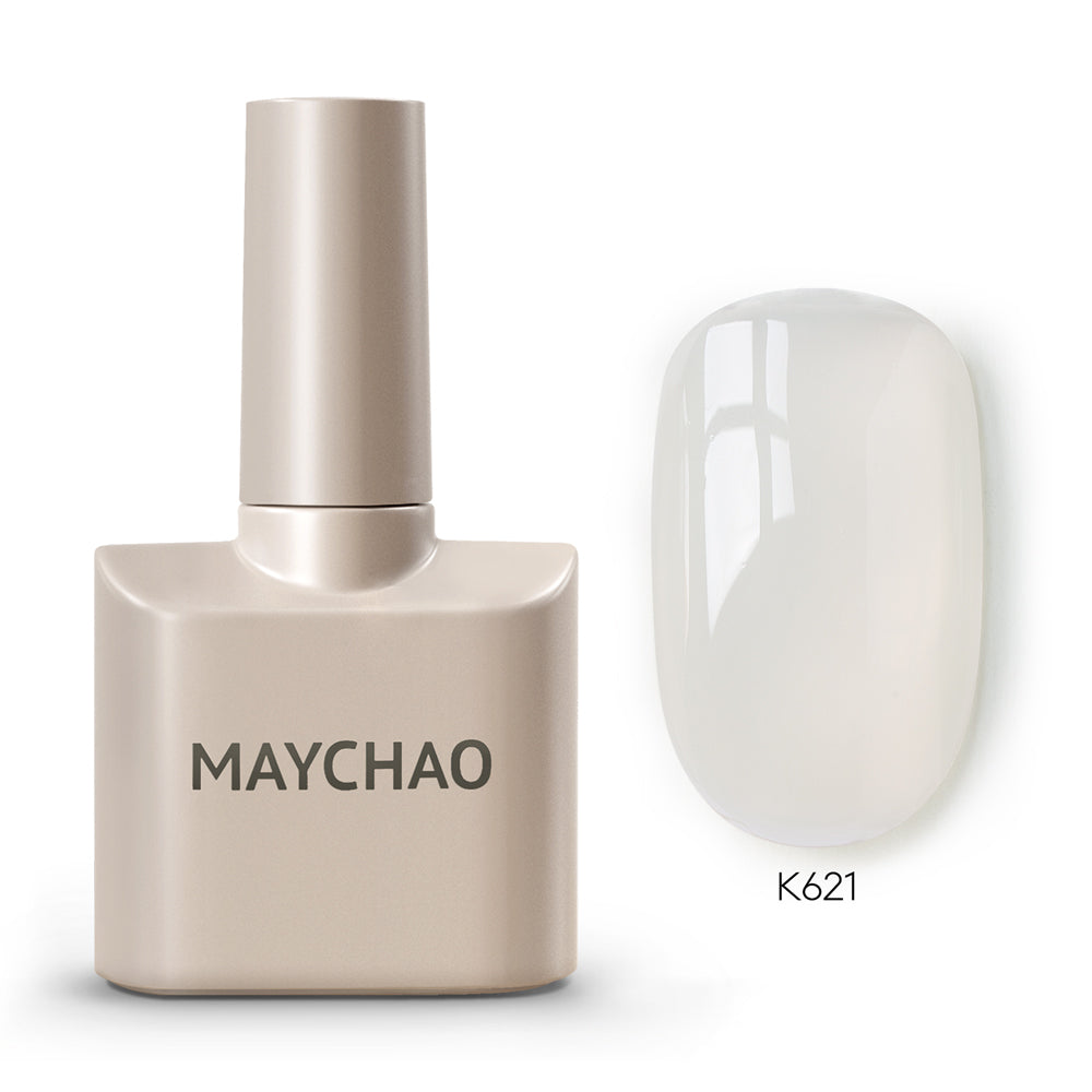 【pre-order】MAYCHAO 12ML Jelly Gel Nail Polish of Transparent Nude Red Pink Black Brown Sheer Gel Polish For Salon Gel Nail Art DIY at Home
