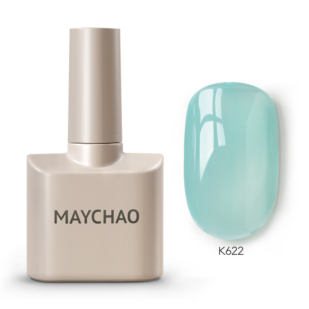 【pre-order】MAYCHAO 12ML Jelly Gel Nail Polish of Transparent Nude Red Pink Black Brown Sheer Gel Polish For Salon Gel Nail Art DIY at Home