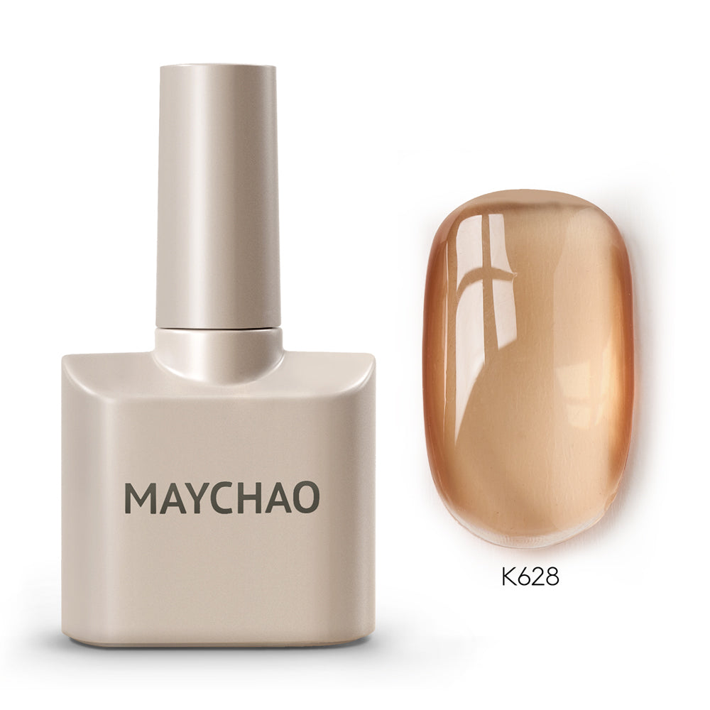 【pre-order】MAYCHAO 12ML Jelly Gel Nail Polish of Transparent Nude Red Pink Black Brown Sheer Gel Polish For Salon Gel Nail Art DIY at Home