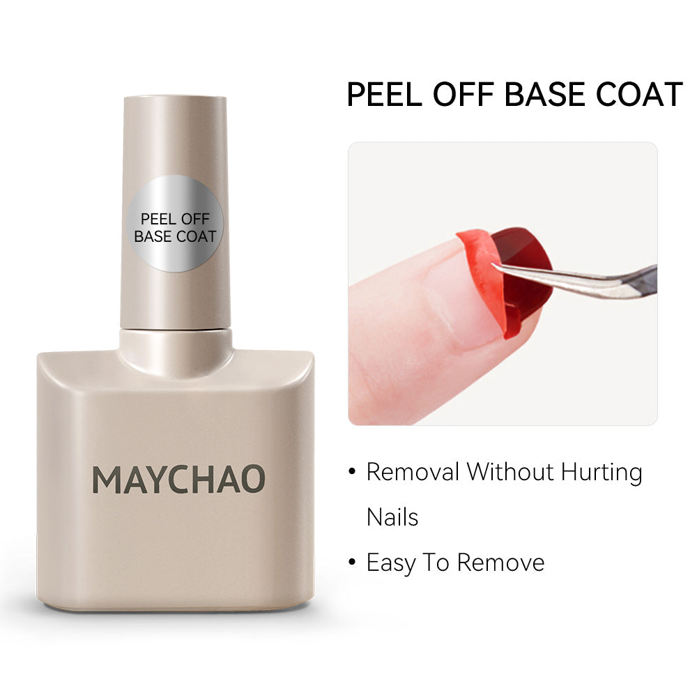 【pre-order】MAYCHAO 12ML Gel Nail Polish Base Coat Soak Off LED UV Gel Polish Long Lasting Nail Art Manicure Salon At Home